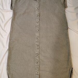 Elegant Gray High-Low Dress